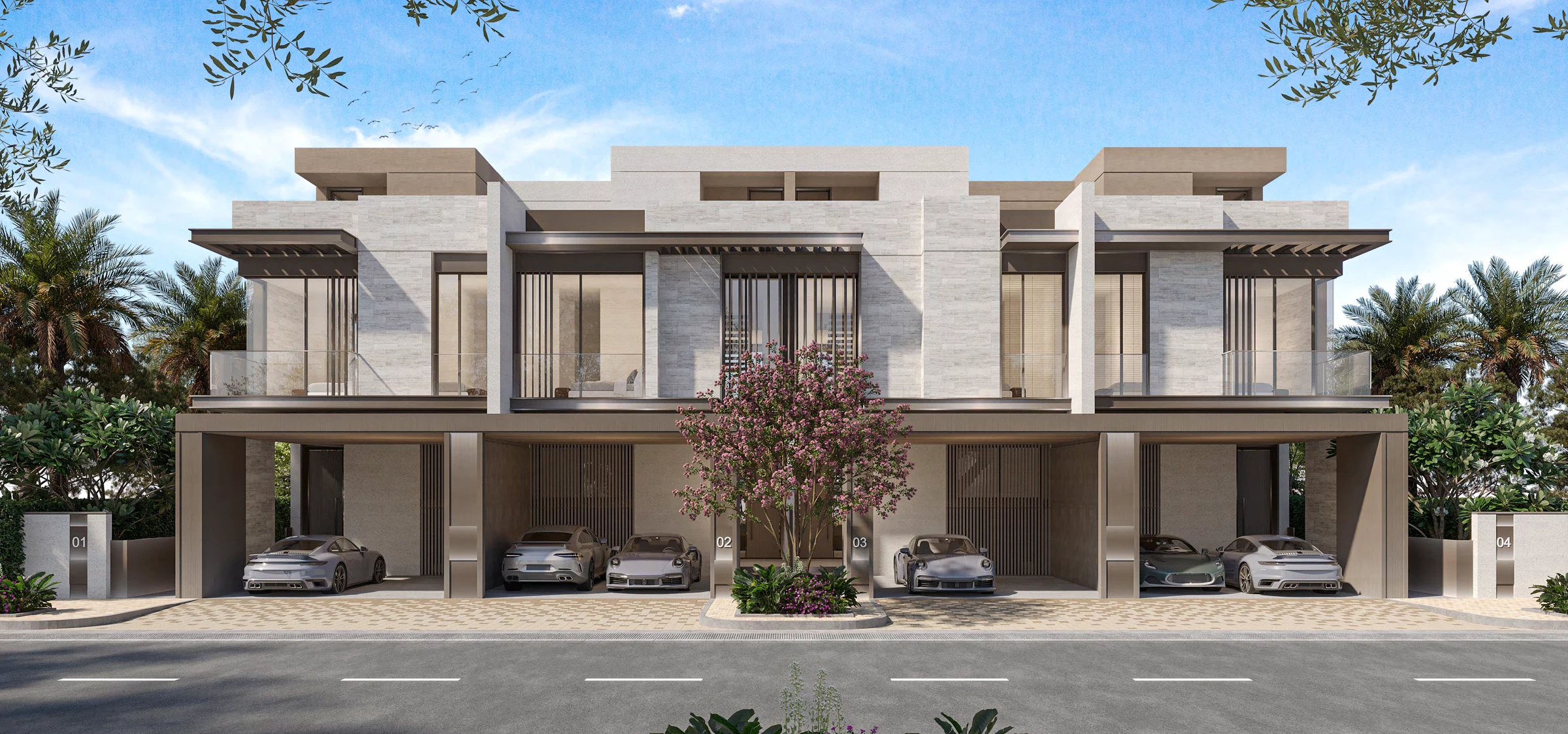3-bedroom townhouses exterior